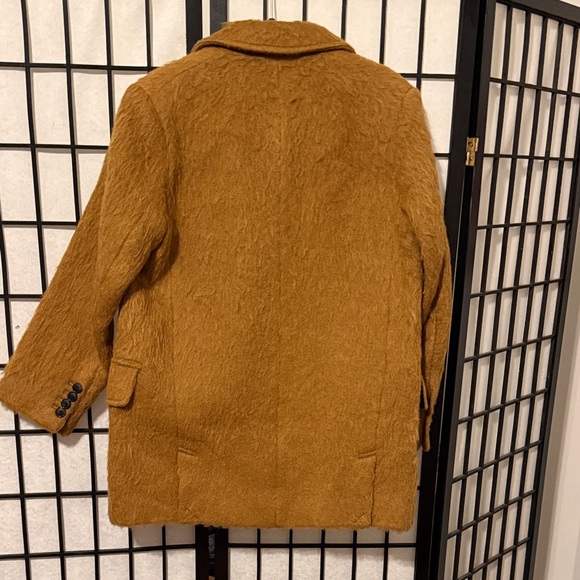 Stand Studio Women's Brown Double-Breasted Pea Coat - Picture 5 of 7